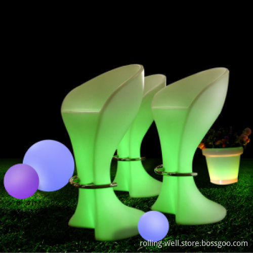LED Illuminated Bar Stool / Lighting High Bar Chair/LED Light Bar Stool